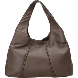 LES VISIONNAIRES Paz Essential Silky Schultertasche 46 cm Chocolate