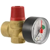 Watts Sicherheitsventil 1/2'' - 2,5 bar - bis 110°C - Auslass 3/4'' IG - 0215725