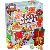 BOXILAND® Adventskalender 2025 Süßigkeiten – 24 Sorten Fruchtgummi, Gummibärchen, für Kinder, Jugendliche und Erwachsene, der perfekte Adven...