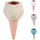 Relaxdays Tonkegel Bewässerung Gießkegel 4er Set H 18,5 x D 9 cm bunt