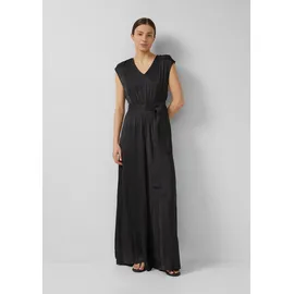 s.Oliver Satin-Jumpsuit mit Extra Wide Leg - schwarz - 38