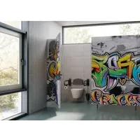 Hewi Stützklappgriff Serie 801 lichtgrau Wandstützgriff