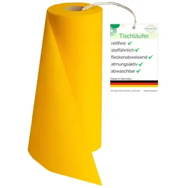 Sensalux Vlies-Tischläufer 30 cm x 25 m Gelb