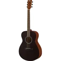 Yamaha FS400 Akustikgitarre – Kompakter Concert-Korpus, 25"-Mensur, Geringer Saitenabstand, Hauchdünnes Polyurethan-Finish, Dezentes Matt-Design – Smoky Black