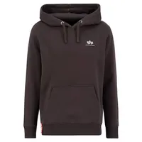 Alpha Industries Basic Small Logo Kapuzenpullover Hunter Brown L