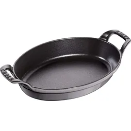 Staub Specialties Auflaufform oval graphit-grau