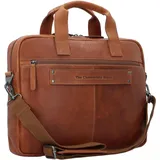 The Chesterfield Brand Wax Pull Up Aktentasche Leder 40 cm Laptopfach braun