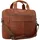 The Chesterfield Brand Wax Pull Up Aktentasche Leder 40 cm Laptopfach braun