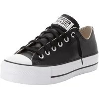 Converse Chuck Taylor All Star Platform Leather Low Top black/white 39,5