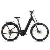 Cube Kathmandu Hybrid PRO 800 Wave 2026 | coal ́n ́black | 46 cm | E-Trekkingräder - schwarz/grau