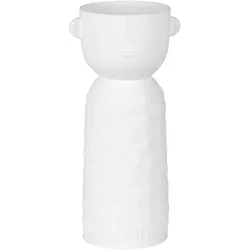 räder Living Naturgestalt Luna Porzellanvase weiß