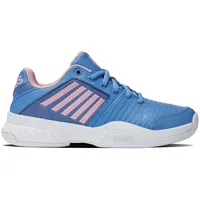 K-Swiss Court Express Sport Shoe, Blau/Weiß/Rosa, 37.5 EU - 37.5 EU