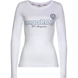 KangaROOS Langarmshirt Blau/Weiß 32/34