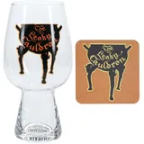 Paladone Harry Potter: Leaky Cauldron Glas und Untersetzer Set