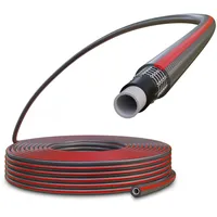 Urrea Poppstar PVC Gartenschlauch 25m, 12mm ID 17mm AD