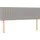 vidaXL Boxspringbett mit Matratze Hellgrau 140x200 cm Stoff