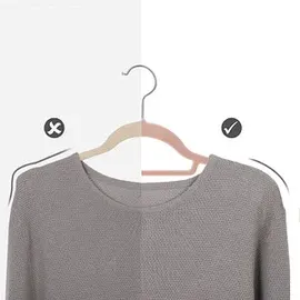 Songmics Kleiderbügel rosa, 50 St.