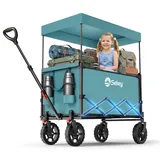 Sekey Bollerwagen Faltbar blau/grün
