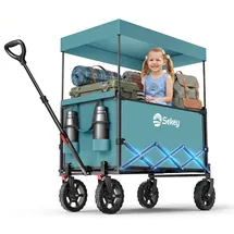 Sekey Bollerwagen Faltbar blau/grün