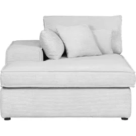 OTTO home Ottomane OTTO HOME "Enid", beige (creme), B:130cm H:75cm, 100% Polyester, Sofas, Ottomane, einzeln stellbar oder als Teil eines Modulsofas, fester Sitzkomfort