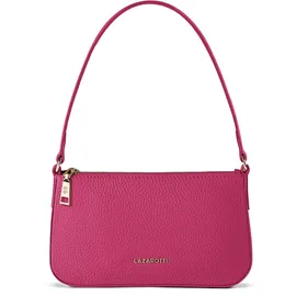 lazarotti Bologna Schultertasche Leder Pink