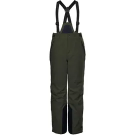 KILLTEC Kinder Latzhose KSW 79 BYS SKI PNTS, Größe 164, in Grün dunkeloliv, 00756