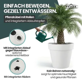 Kreher Ø 79 x 58 cm Weiß