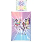 Herding Unicorn Academy Bettwäsche 80x80cm, 135x200cm - 80x80/135x200cm