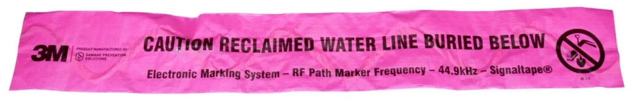 3M Electronic Marking System (EMS) Warnmarkierungsband 7908-XT, violett, 152 mm, RCWater, 152 m, 1 Packung/Verpackungseinheit