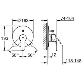 Grohe Eurostyle Cosmopolitan Einhandwannenmischer (19506002)