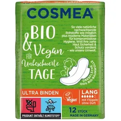 COSMEA Ultra Binden Lang mit Flügeln (12St)