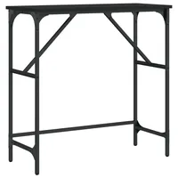 VidaXL Konsolentisch Schwarz 75x32x75 cm Holzwerkstoff