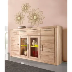 Highboard VOGL MÖBELFABRIK, braun (wildeiche teilmassiv), Sideboards