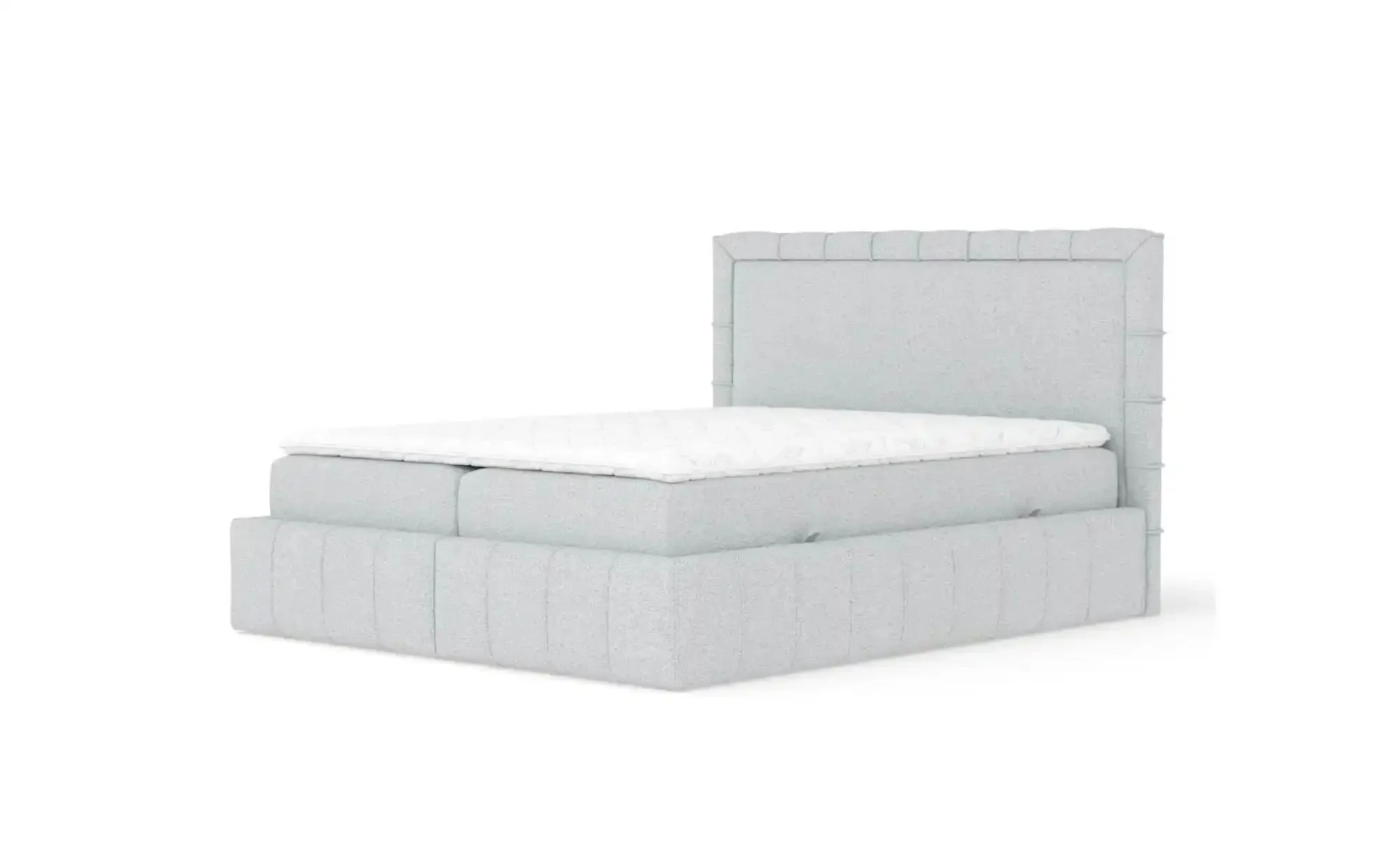 maison de rêve Boxspringbett mit Stauraum   ¦ grau ¦ Maße (cm): B: 227 H: 123