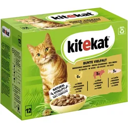 Kitekat Multipack Bunte Vielfalt in Sauce 12x85 g