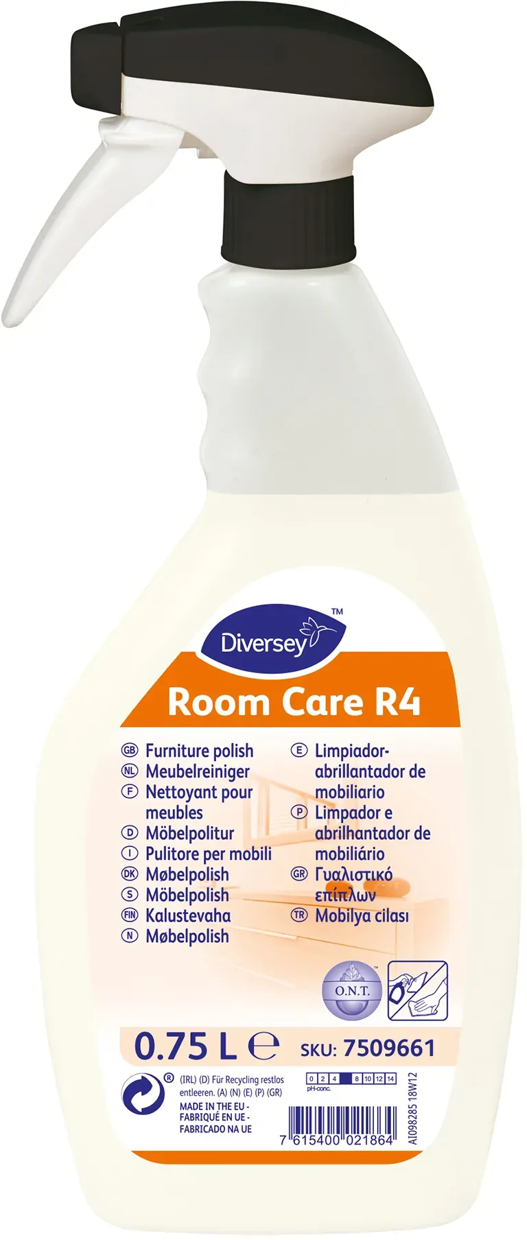 RoomCare R4 Möbelpolitur 6 x 750 ml