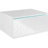 Vicco Nachttisch Samira 49 x 23 cm Mit LED Beleuchtung