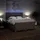 vidaXL Boxspringbett 180 x 200 cm Taupe