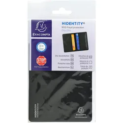 Exacompta 5402E 10x Schutzhülle für RFID Chips, 95x125cm, Hidentity Duo - Schwarz