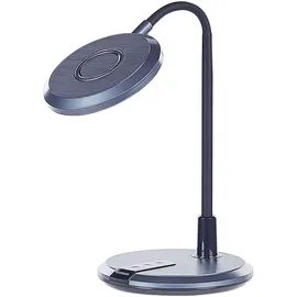 Beliani LED Schreibtischlampe COLUMBA Verstellbar Metall Schwarz