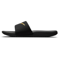 NIKE Kawa Slides Badelatschen Kinder 003 - black/metallic gold 32