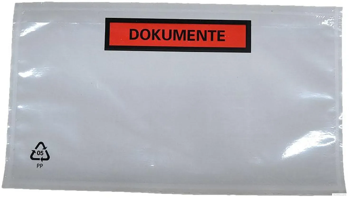 Dokumententaschen Begleitscheintaschen *Dokumente* DIN Lang 235x130mm, 1000 Stk.
