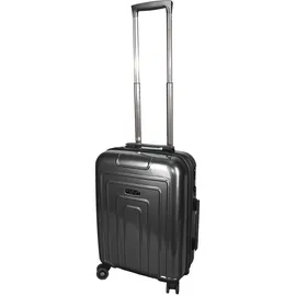 H4L Trolley- Bordcase Koffer Handgepäck schwarz Lightweight Hartschale 2,4 Kg / 30 L - Schwarz