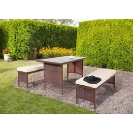 MCW Gartentisch G16 112 x 60 x 68 cm Grau