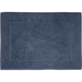framsohn frottier Badematte FRAMSOHN FROTTIER "Uni Basic Hotelmatte" Gr. 2, blau (tintenblau), H:11mm, Baumwolle, Badematten, Badematte, große Farbpalette, Hergestellt in Österreich, Badezimmerteppich