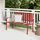 Costway Gartenbank 127 x 62 x 86 cm Rot