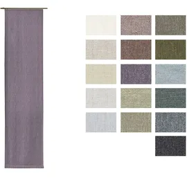 Wirth Schiebegardine WIRTH "Torbole" Gr. 4, braun (schlamm), B:60cm H:245cm, Jacquard, Baumwolle, Polyester, Gardinen