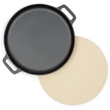 Klarstein Gusseisenpfanne Brat & Back-Set 3.1 S schwarz