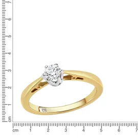 Diamonds by Ellen K. Gold 585 zweifarbig mit Diamant 0,25ct.