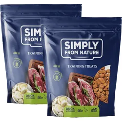 SIMPLY FROM NATURE Trainingsköstlichkeiten mit Entenfleisch und Bananen 2x300 g